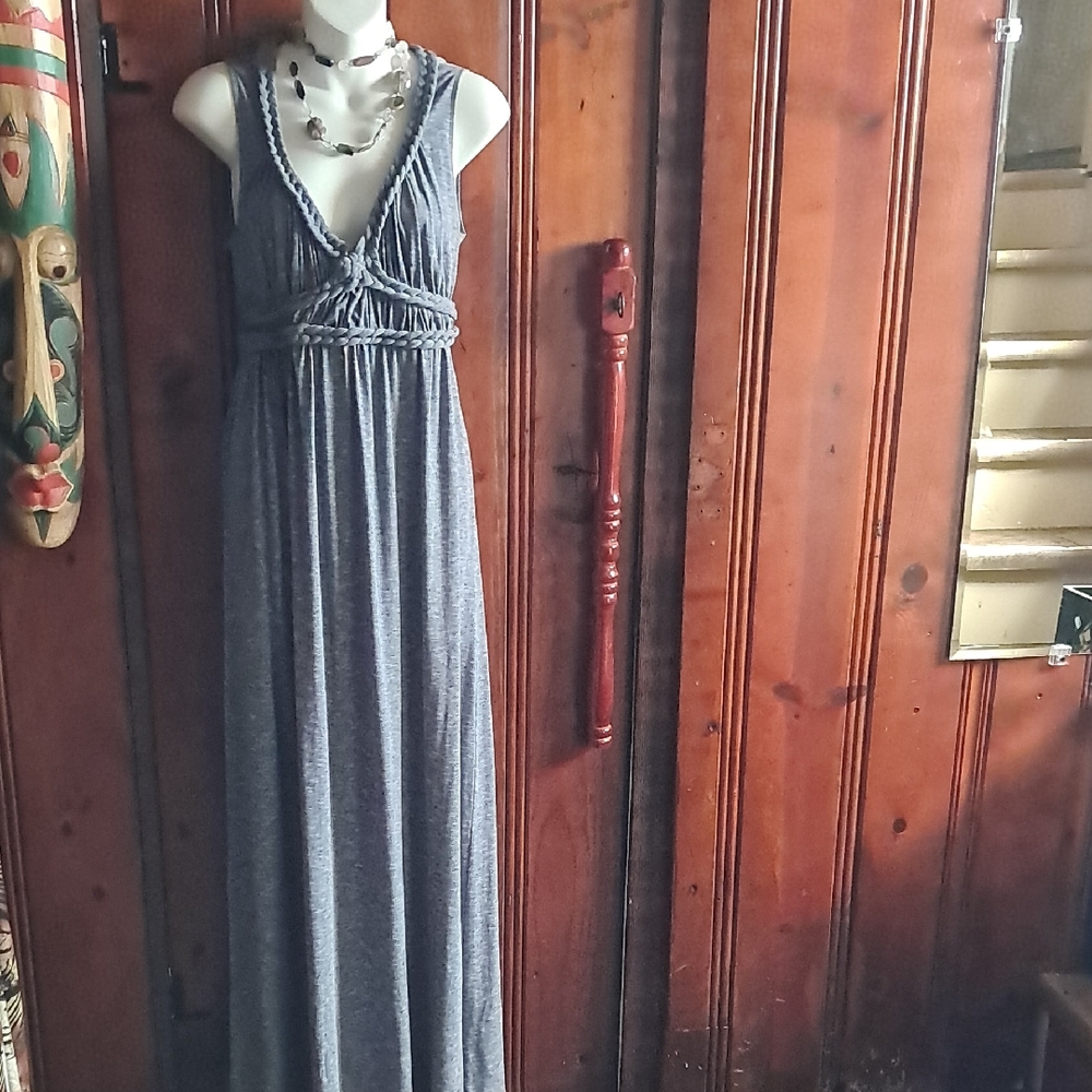 Max Studio Charcoal Maxi Dress